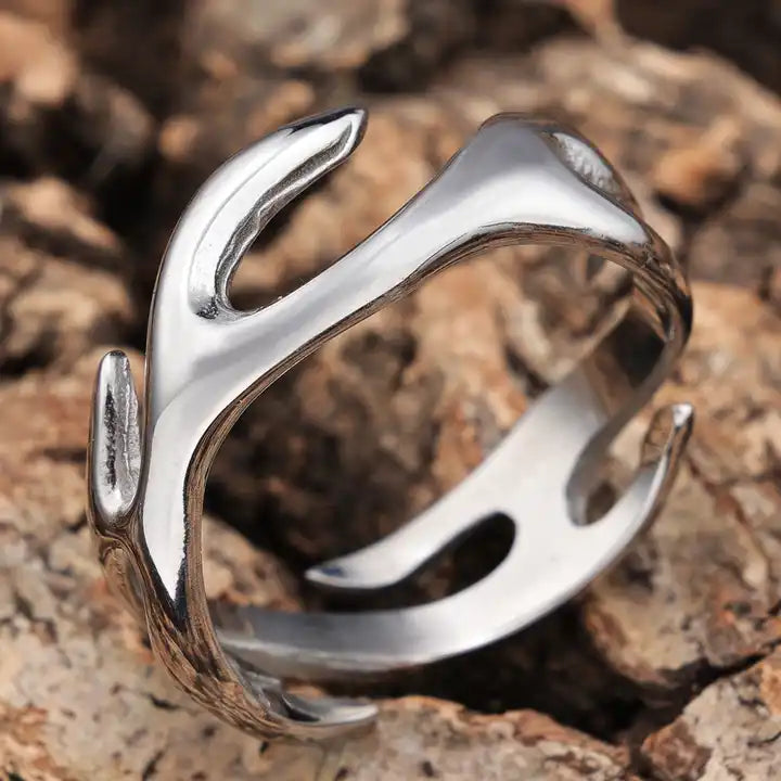 Silver Flame Ring