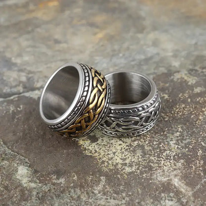 Viking Infinite Irish Knot ring