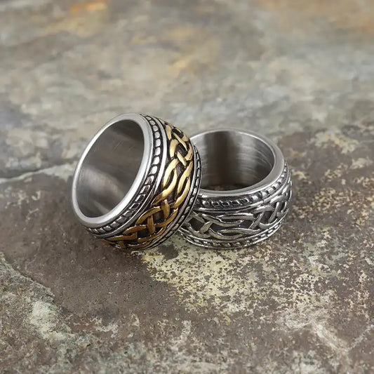 Viking Infinite Irish Knot ring