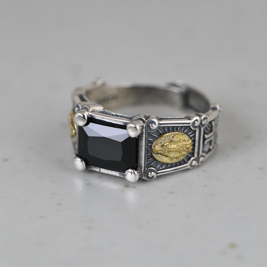 Black Zircon Ring