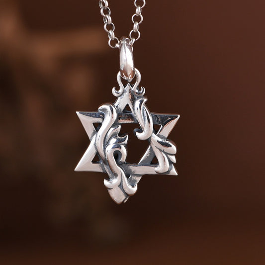 Hexagonal Star Necklace
