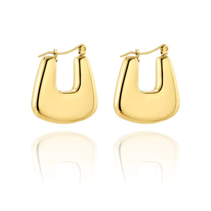 Hoops Geometric Earrings