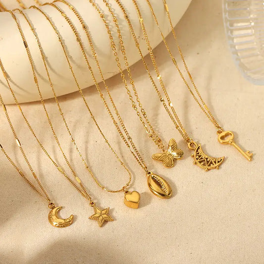 Golden Charms Necklace