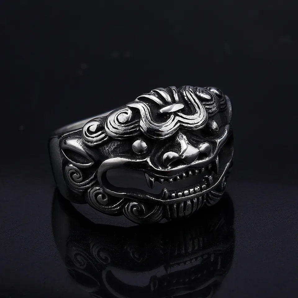 Pixiu Good Luck Ring