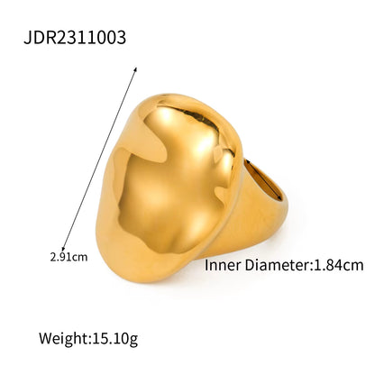 Gold Droplet Ring