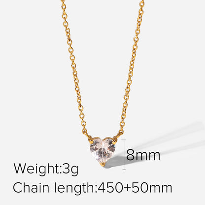 Heart Gem Necklace