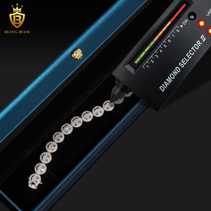 Smile Face Iced Out Bracelet