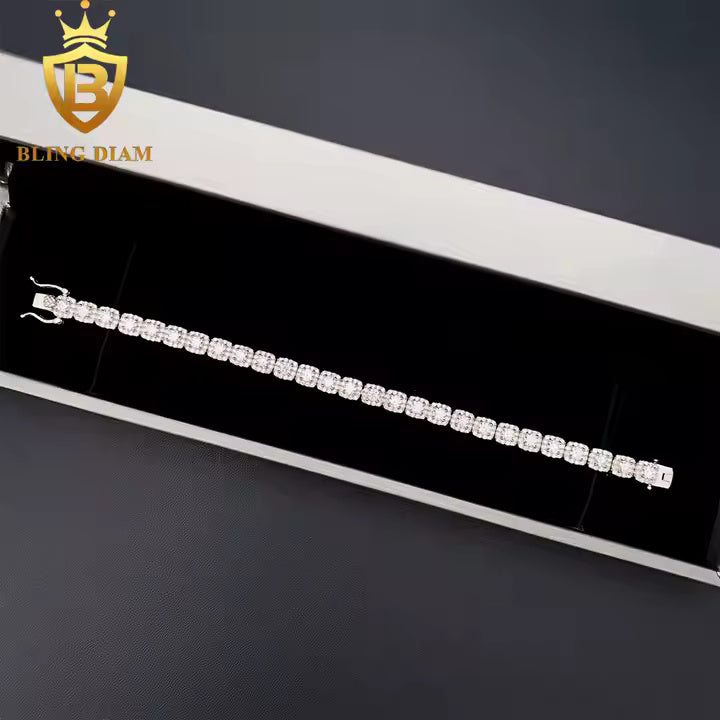 Tennis Bracelet | 6mm VVS Moissanite | 925 Sterling Silver