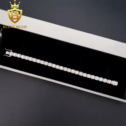 Tennis Bracelet | 6mm VVS Moissanite | 925 Sterling Silver