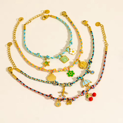 Colorful Braided Rope Bracelet