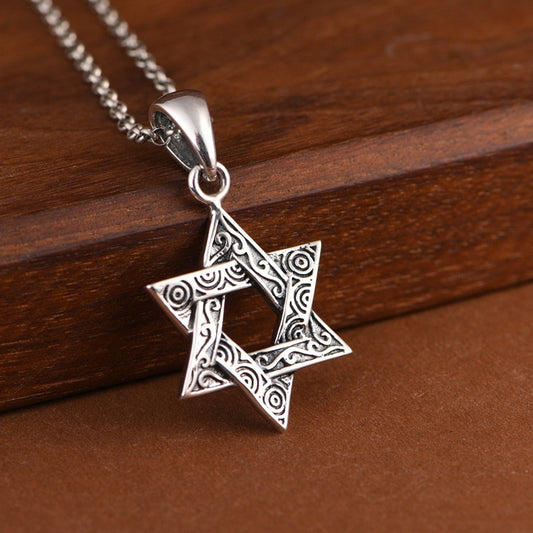 Hexagonal Star Pattern Necklace