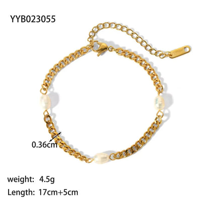 Natural Fresh Water Pearl Bracelet