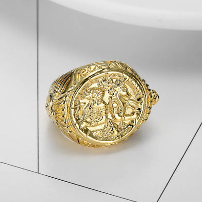 Anubis Gold Ring