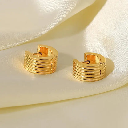 Chunky Hoop Earrings