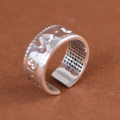 Buddhist Mantra Ring