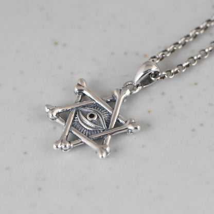 Bone Eye Pattern Necklace