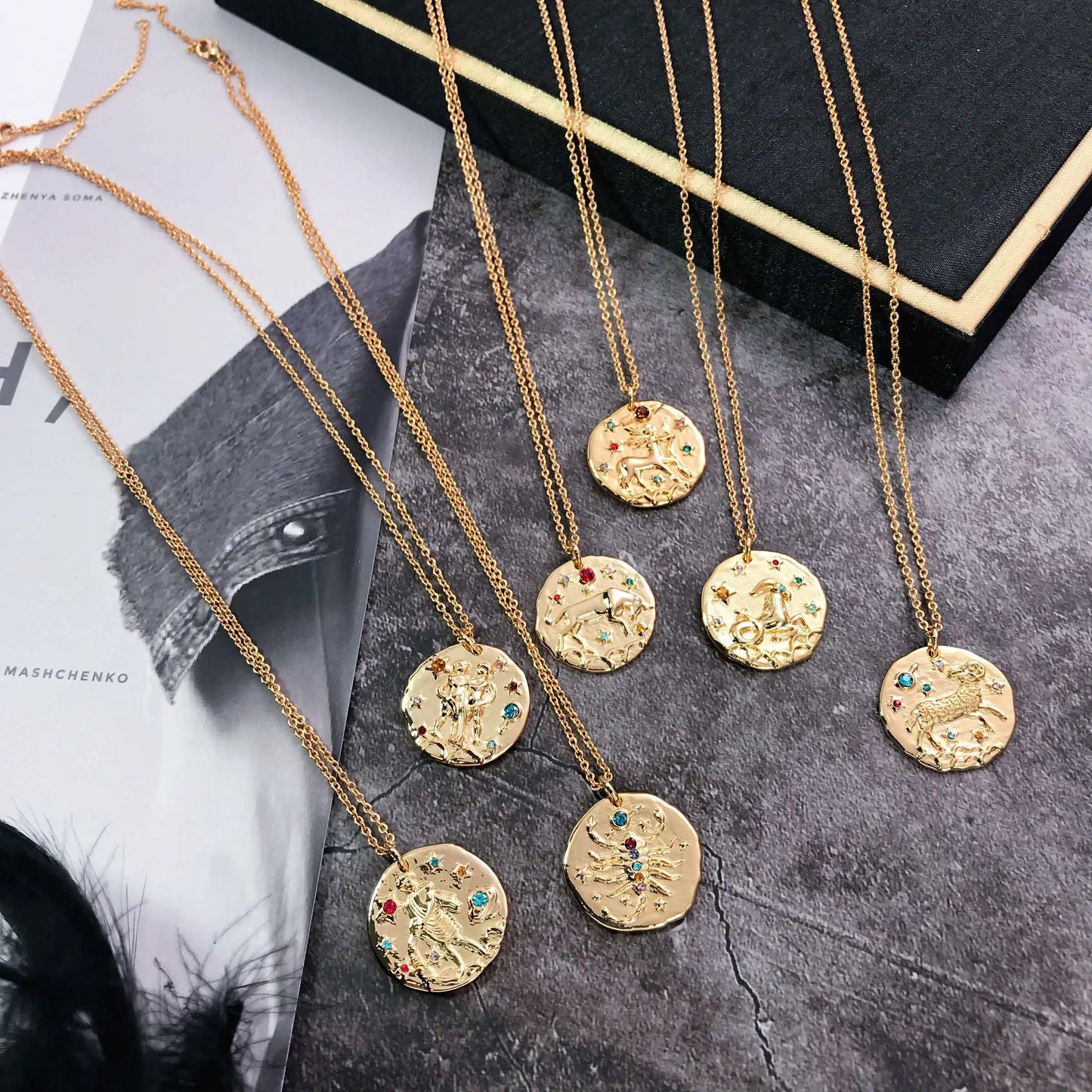 Zodiac Pendant Necklace