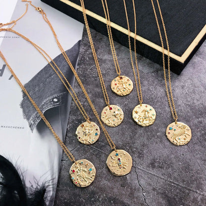 Zodiac Pendant Necklace