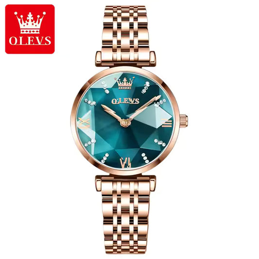 Rose Gold and Turquoise Watch