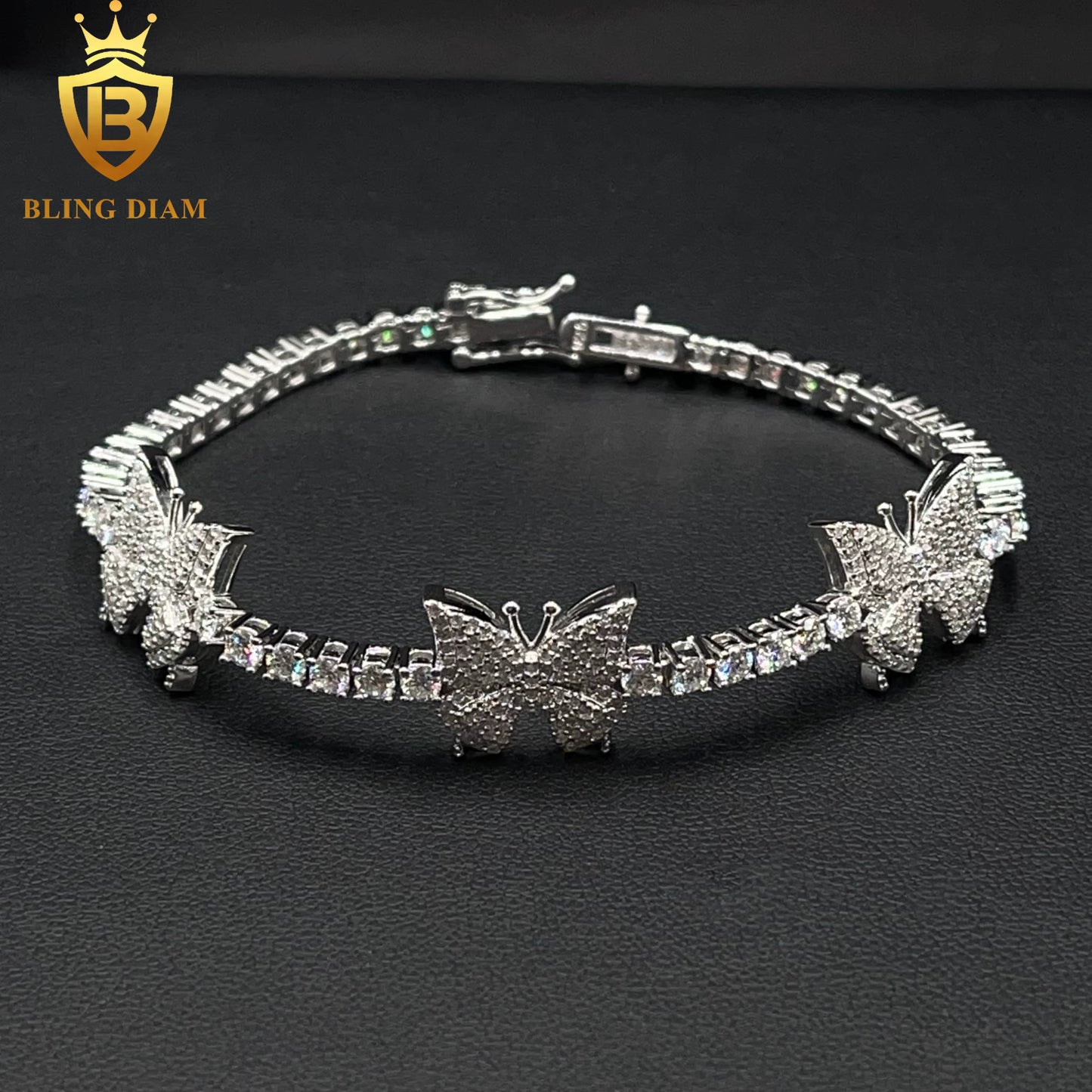 Butterfly Moissanite Bracelet