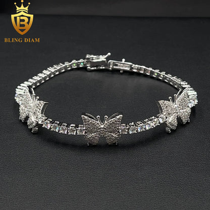 Butterfly Moissanite Bracelet