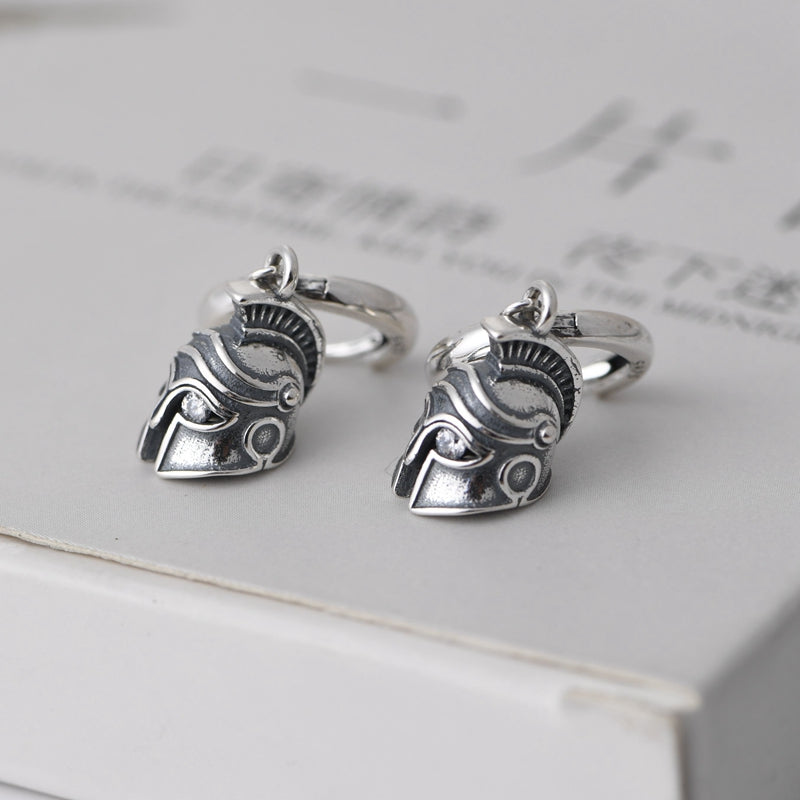 Helmet Earrings