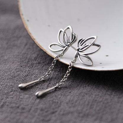Butterfly Tassel Earrings