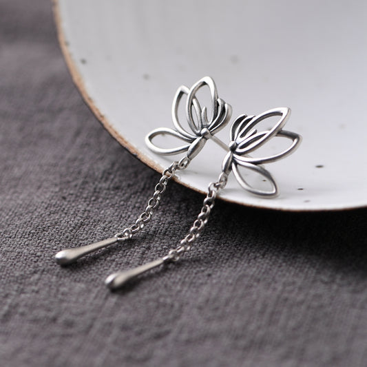 Butterfly Tassel Earrings