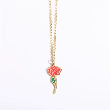 Floral Zodiac Necklace
