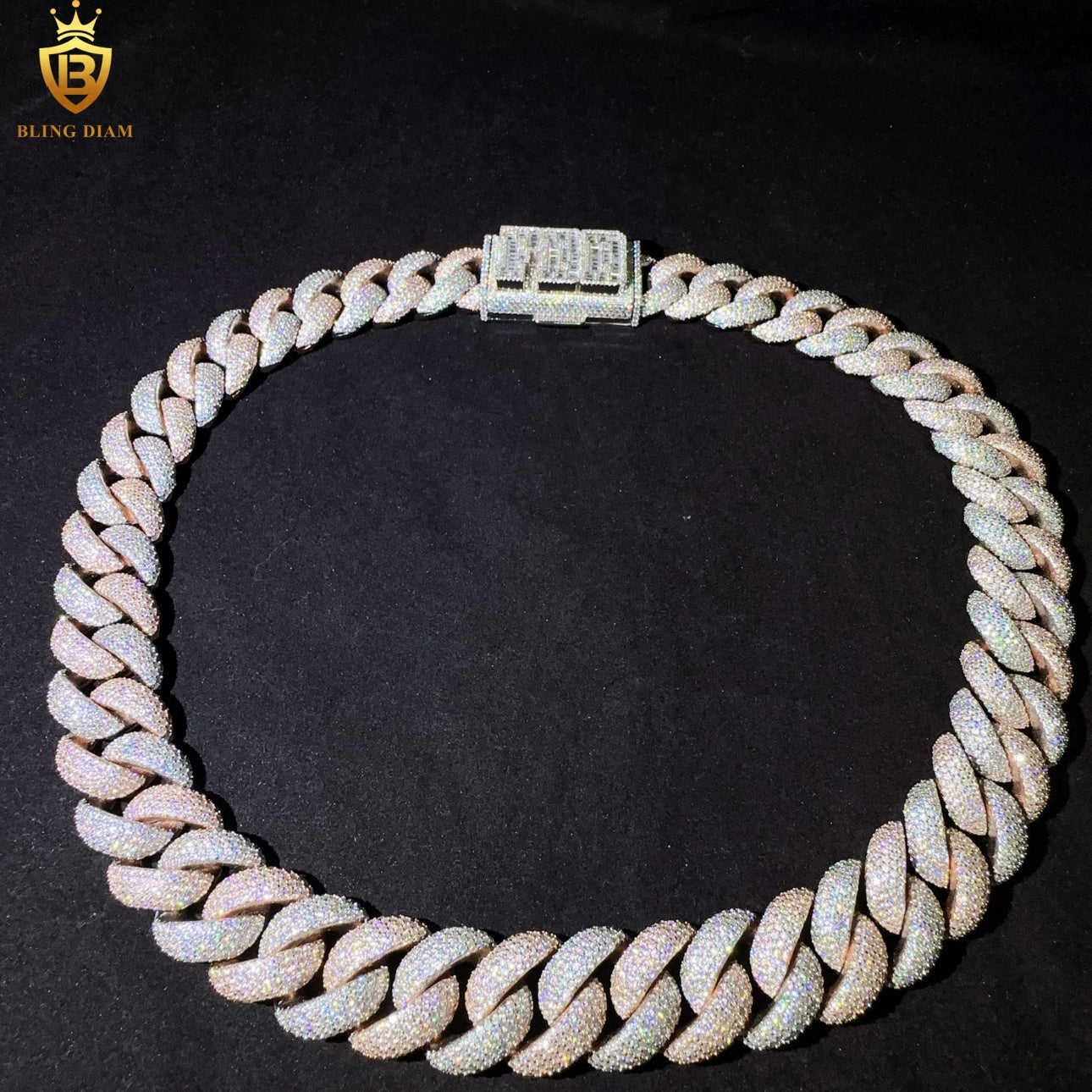20mm Sterling Silver 925 Miami Cuban Link Chain