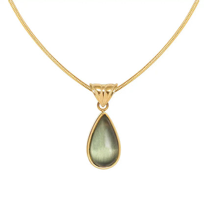 Water Drop Crystal Necklaces