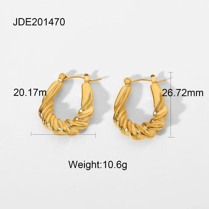 Gold Hoop Earrings