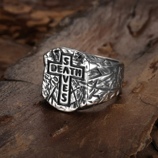 Bold Cross Ring