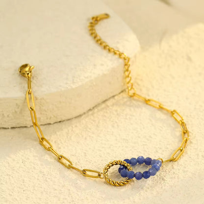 Natural Stone Colored Bracelet