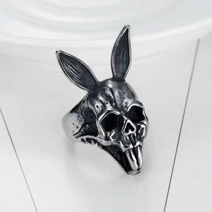 Silver Rabbit Ring
