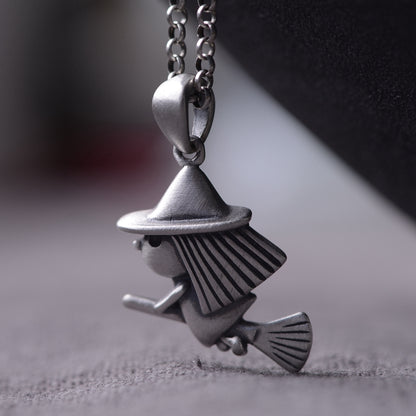 Broom Necklace
