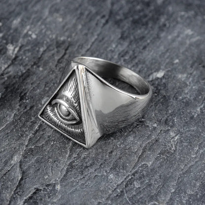 Masonic Eye Of Providence Ring