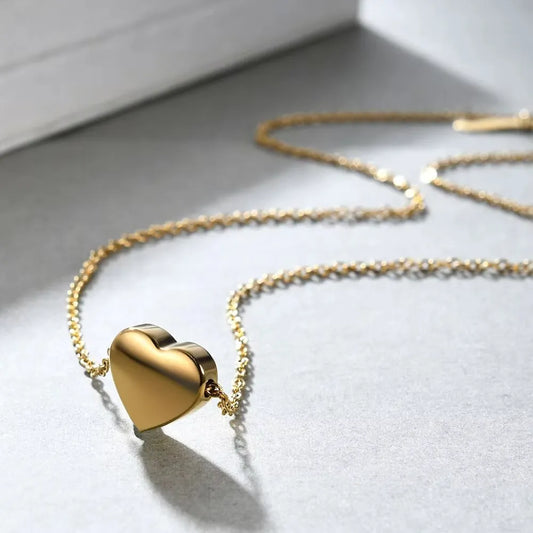 Sculpted Heart Necklace