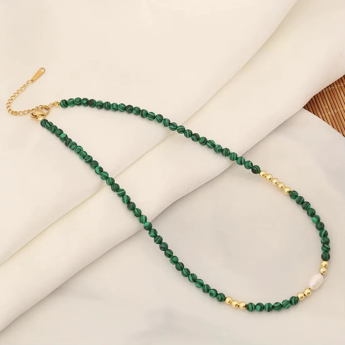 Golden Bead Necklace