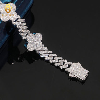Iced Out Clover Bracelet