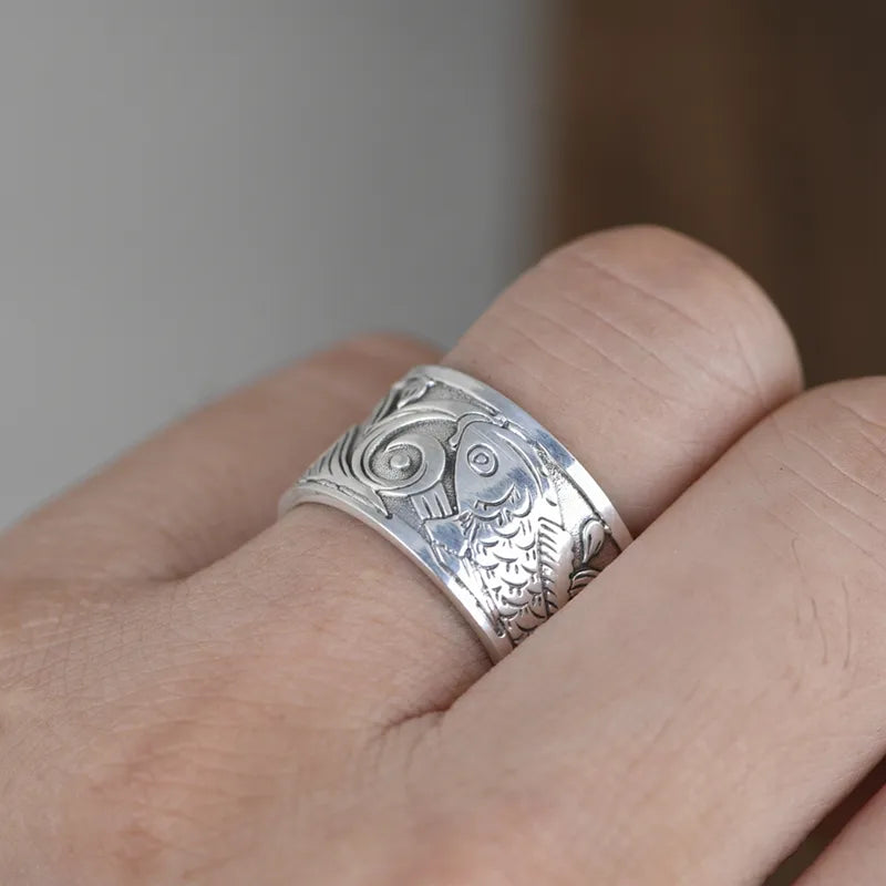 Carp Pattern Ring