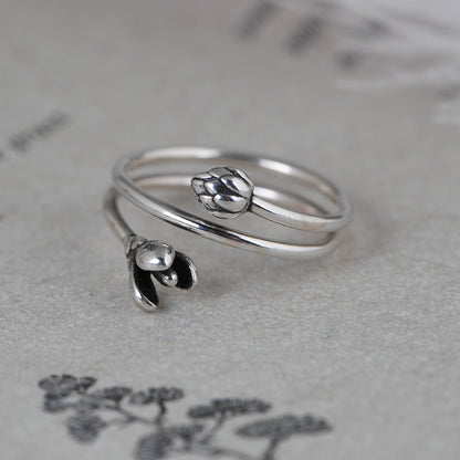 Flower Adjustable Ring