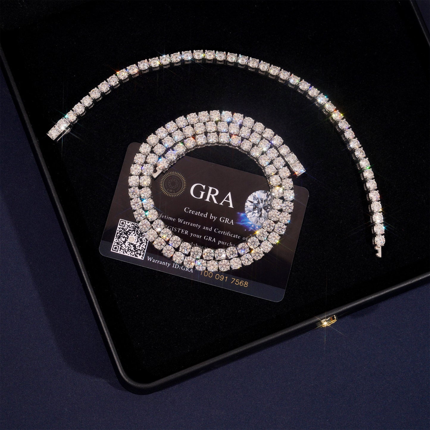 Tennis Chain Stainless Moissanite chain