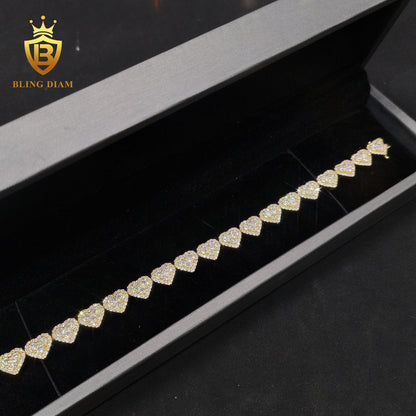 Iced Out Cuban Link Bracelet