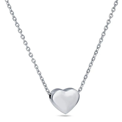 Sculpted Heart Necklace
