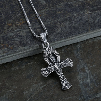 Serpent Ankh Pendant