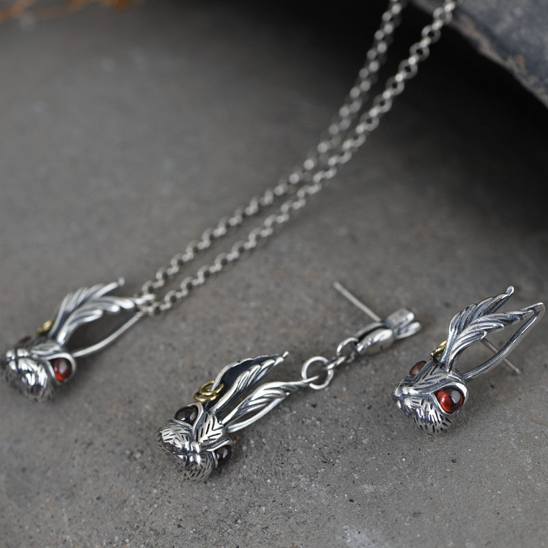 Rabbit drop Earrings