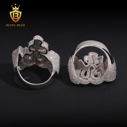 Iced Out Allah Ring