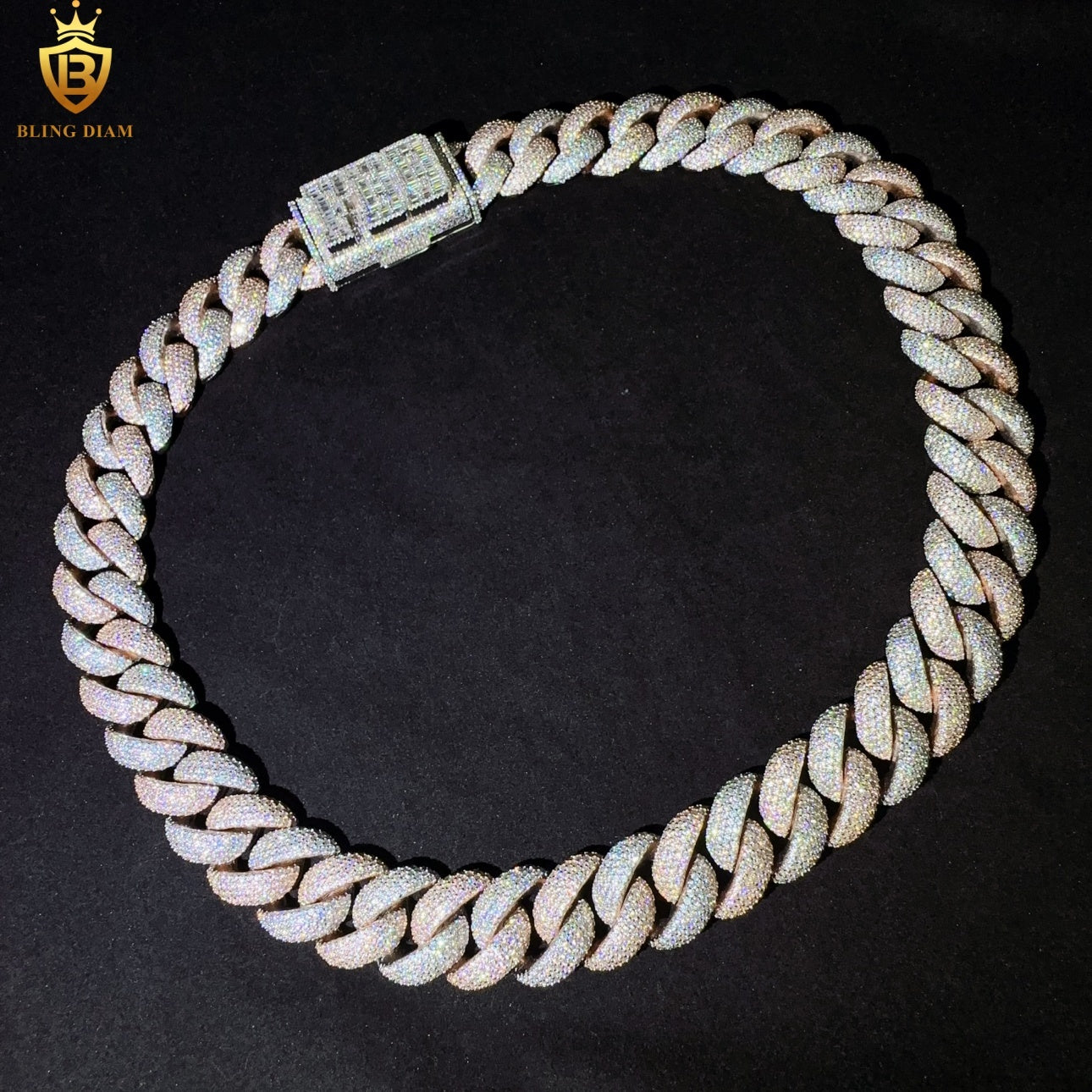 20mm Sterling Silver 925 Miami Cuban Link Chain