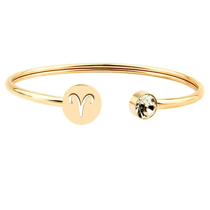Crystal Zodiac Cuff